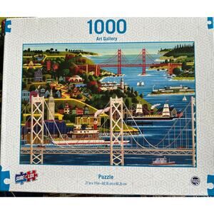 Bridges of San Francisco 1000 Piece Sure-Lox Puzzle 27" x 19"
